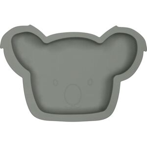 Tryco Silicone Plate Koala plate Olive Gray 1 pc