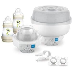 MAM 6 in 1 Electric Steriliser & Express Bottle Warmer; includes 2 x 160ml Easy