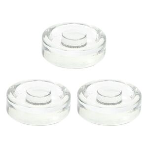 Unbranded 3pcs Fermentation Glass Weights Wide Mouth Jars Pickle Bottles Sealing Lids Jars