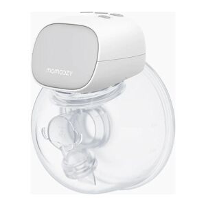 MOMCOZY S9 Pro Electric Wearable Breast Pump - White & Grey