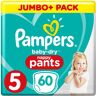 Pampers Baby-Dry Nappy Pants Size 5, 60 Nappy Pants