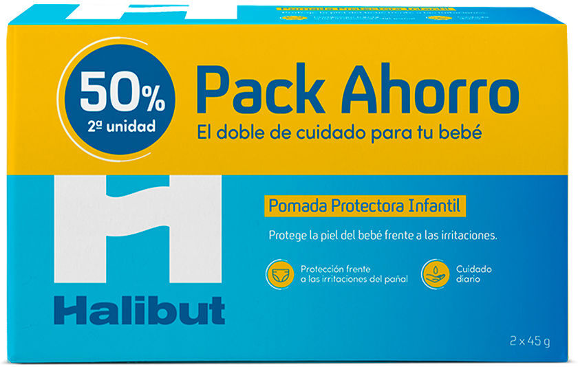 Photos - Baby Hygiene Halibut Pomada protectora infantil 2 x 45 gr