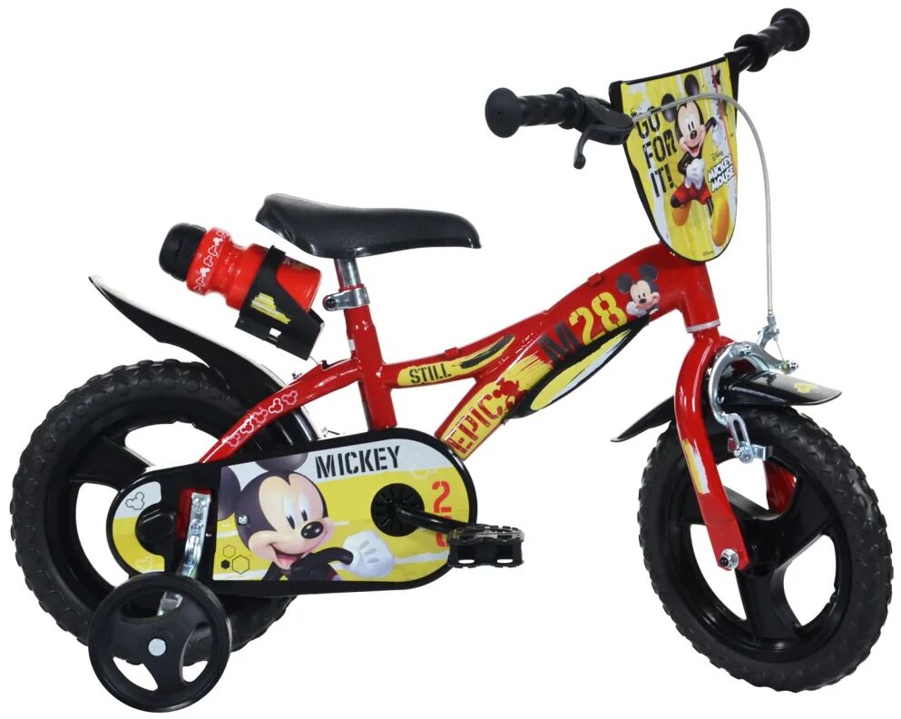 Dino Bikes Vélo pour enfants Mickey Mouse Rouge 12"