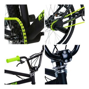 Bergsteiger BMX-Fahrrad Ohio 20 Zoll schwarz unisex