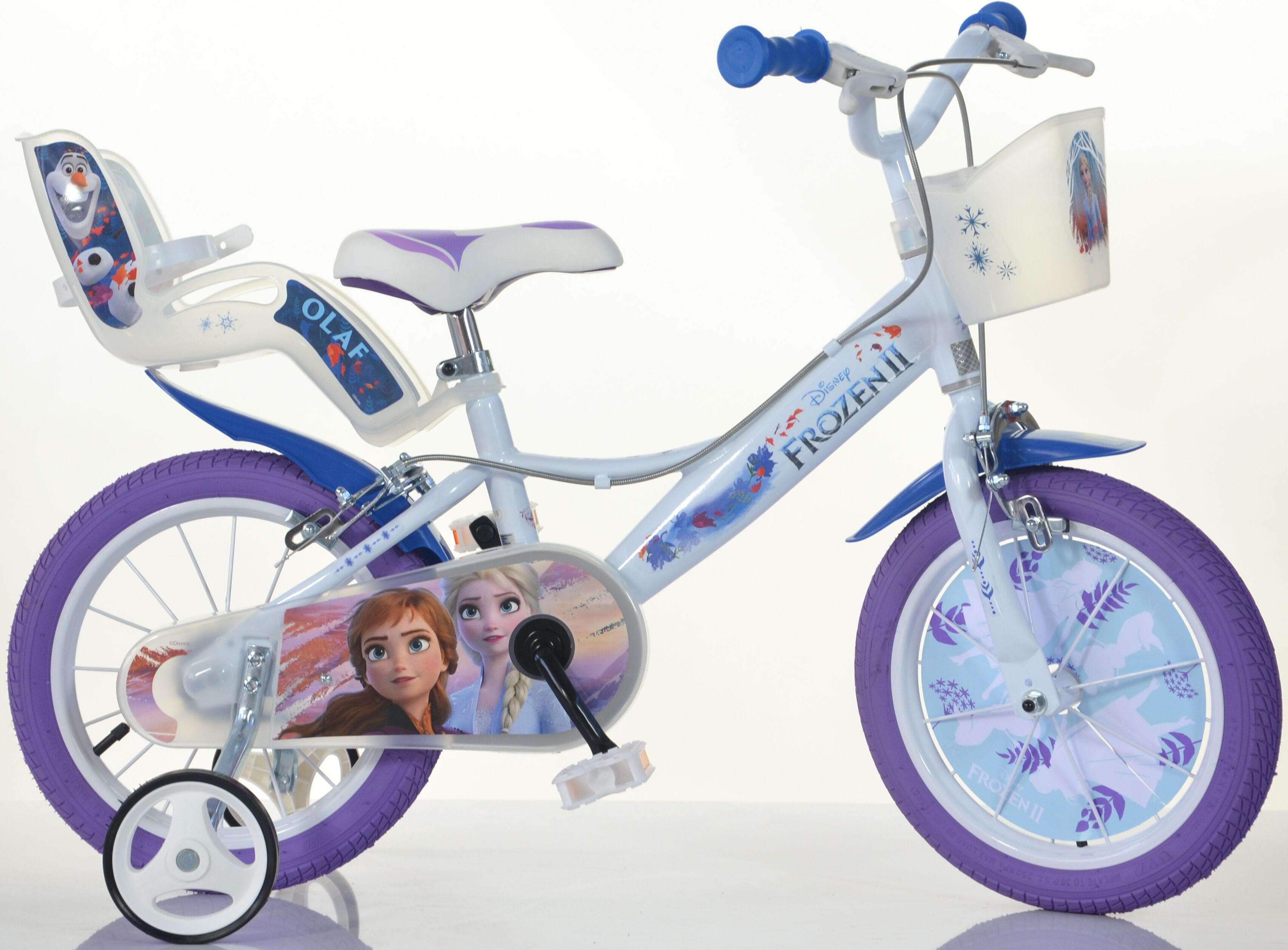 Dino Kinderfahrrad »Frozen«, 1 Gang weiss  RH 25 cm