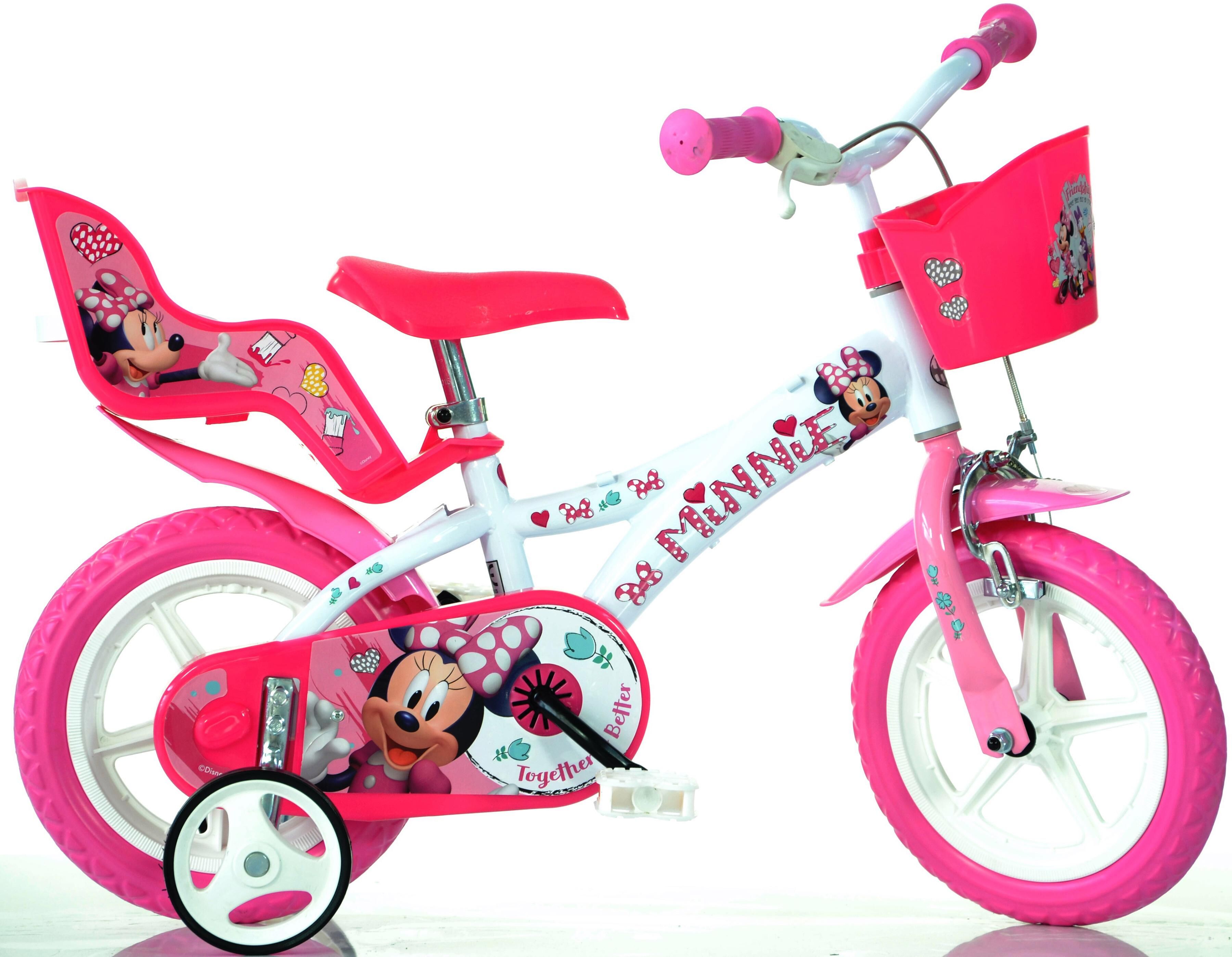 Dino Kinderfahrrad »Minnie«, 1 Gang Floral Pink  RH 22 cm