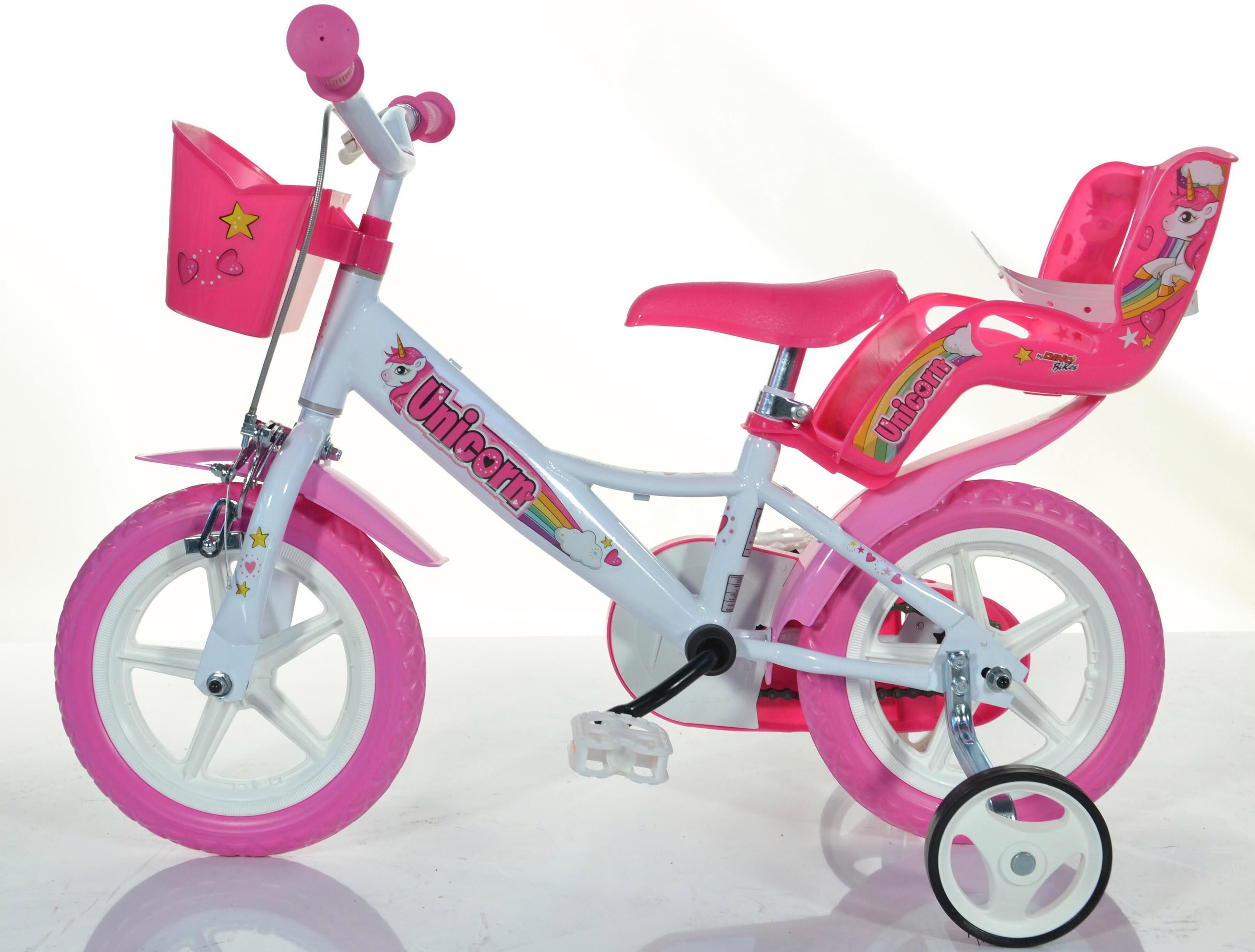 Dino Kinderfahrrad »EINHORN«, 1 Gang Floral Pink  RH 22 cm