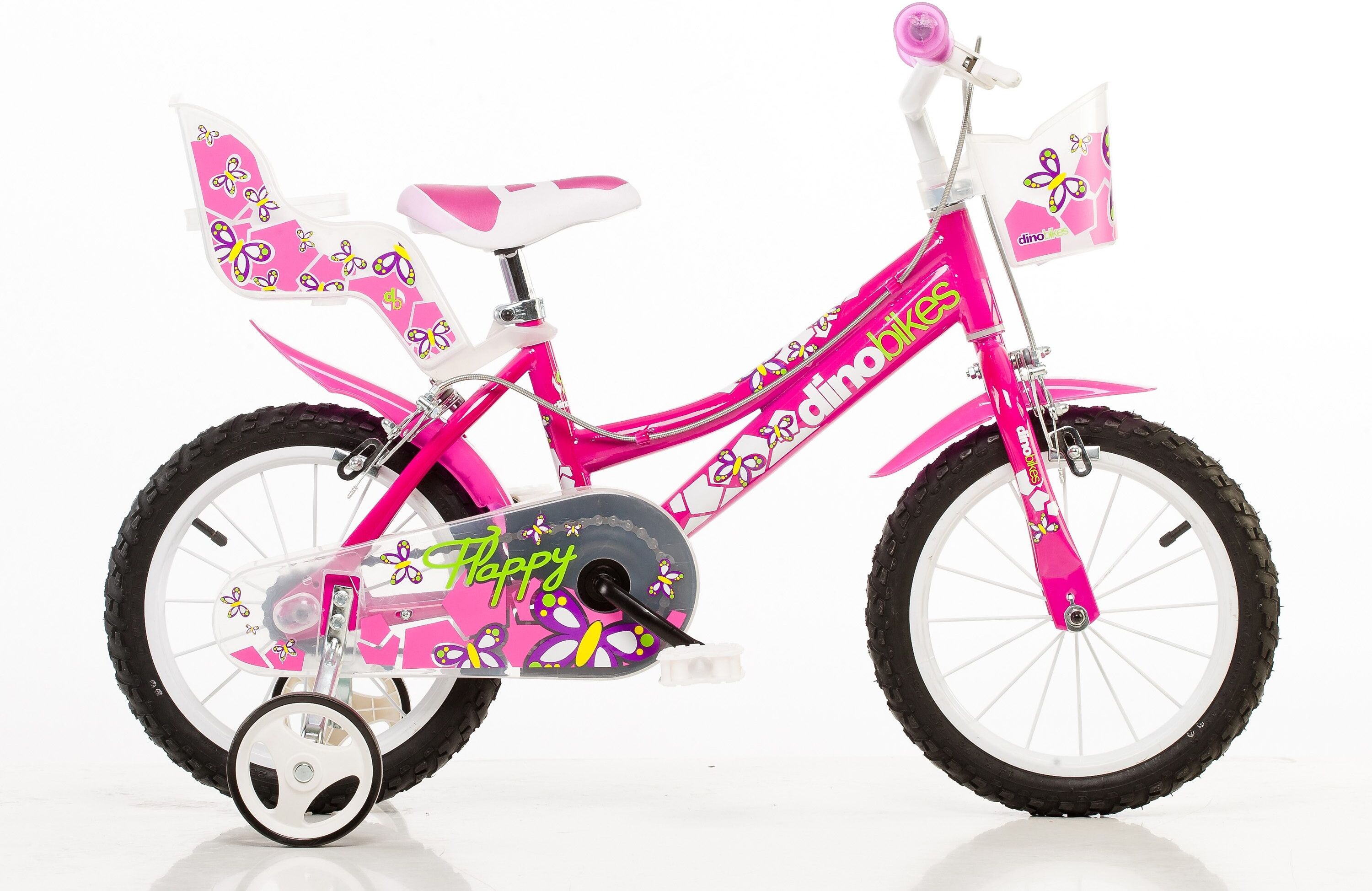 Dino Kinderfahrrad »City«, 1 Gang Floral Pink  RH 28 cm