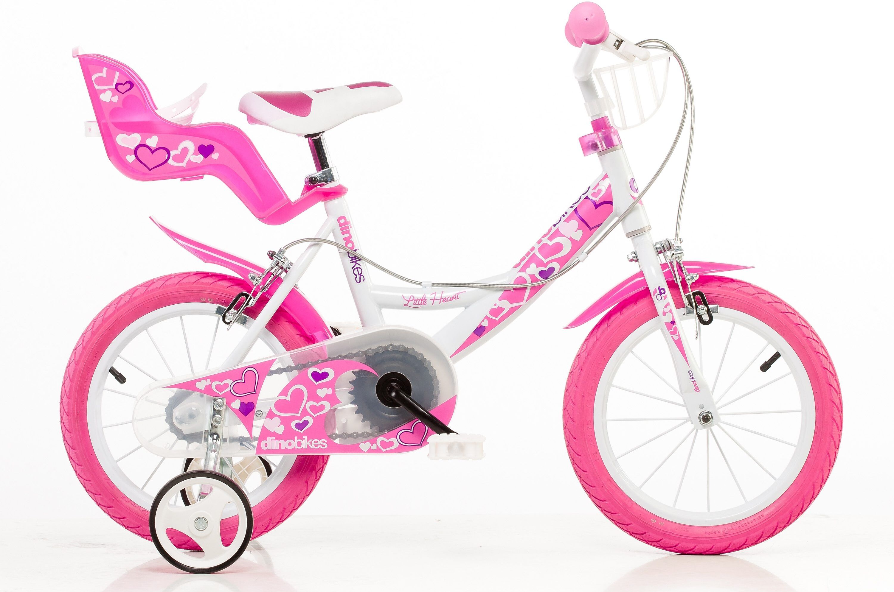 Dino Kinderfahrrad »Girlie«, 1 Gang rosa  RH 28 cm