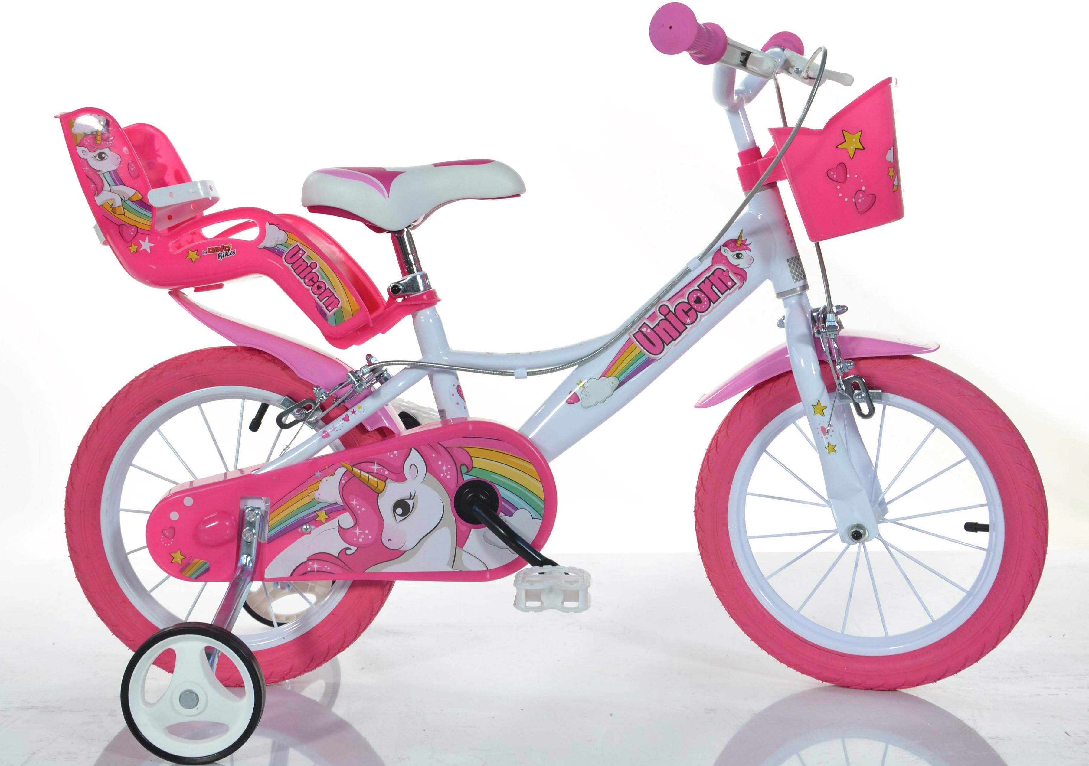 Dino Kinderfahrrad »EINHORN«, 1 Gang Floral Pink  RH 25 cm