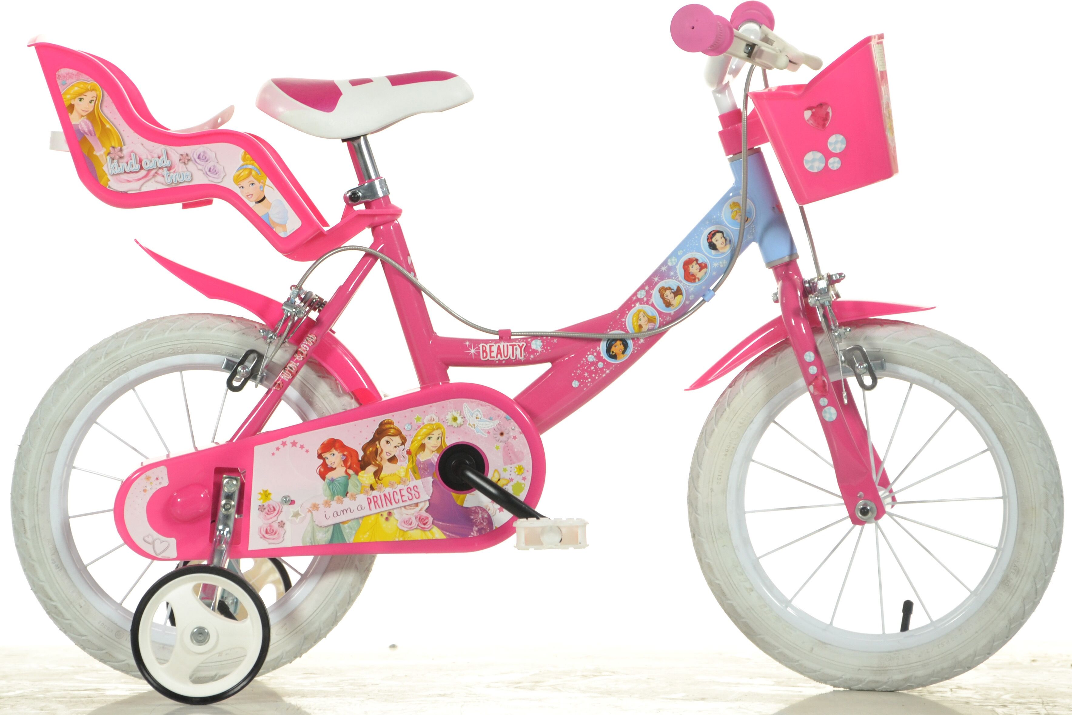 Dino Kinderfahrrad »Princess«, 1 Gang Floral Pink  RH 25 cm