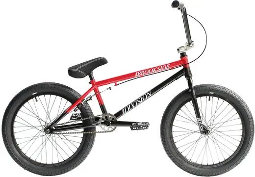 Division Freestyle BMX Fahrrad Division Brookside 20" 2021 (Black/Red Fade)