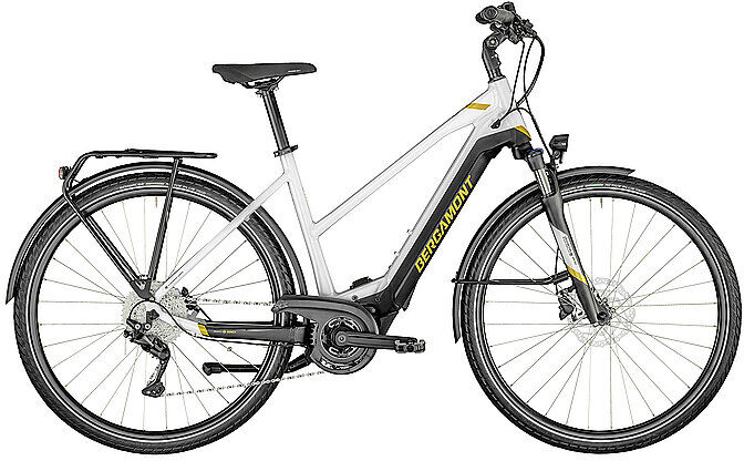 BERGAMONT Damen E-Trekkingbike 28" E-Horizon Sport Lady 2022 weiß   Größe: 56CM   281000 Auf Lager Damen 56CM