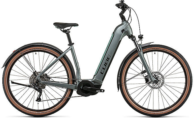 Cube Damen E-Bike Nuride Hybrid Pro 625 Allroad 2022 grün   Größe: 46CM   532762 Auf Lager Damen 46CM