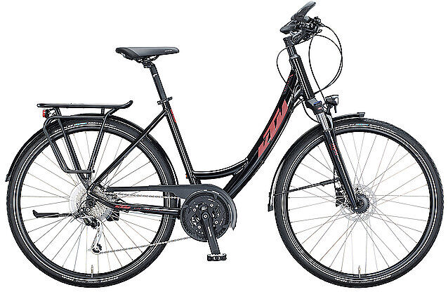 KTM Damen Trekkingbike 28" Life Space (Einrohr) schwarz   Größe: 51CM   021215511 Auf Lager Unisex 51CM