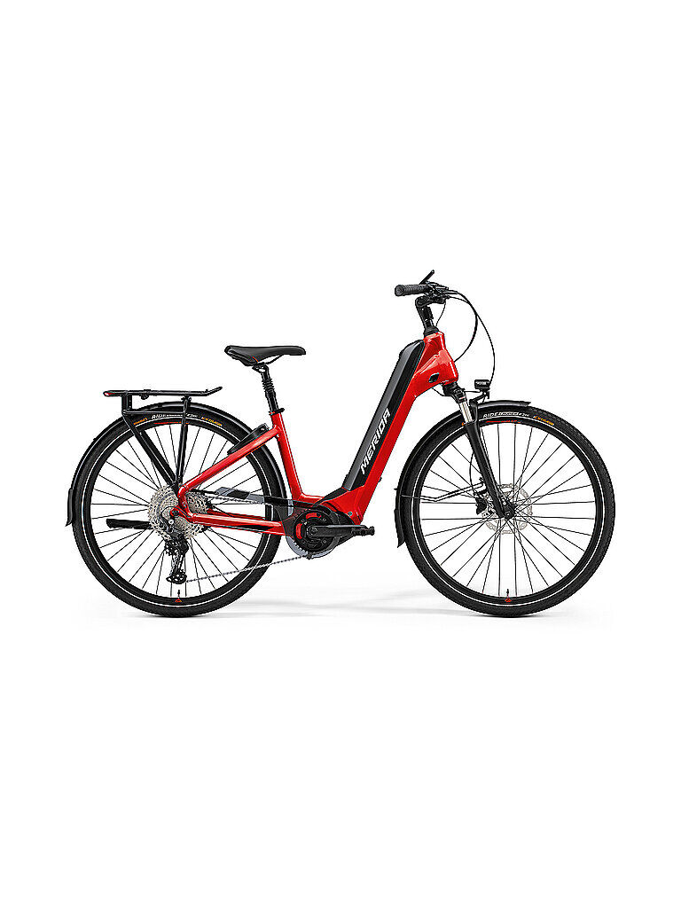 MERIDA Damen E-Trekkingbike 28" eSPRESSO City EP8-Edition EQ rot   Größe: L   83951353 Auf Lager Damen L