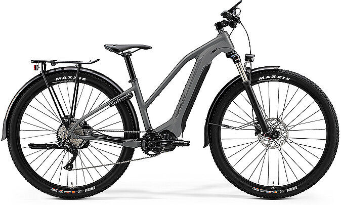 MERIDA Herren E-Mountainbike 29" eBIG.TOUR 400 EQ 2022 grau   Größe: S   83982838 Auf Lager Herren S