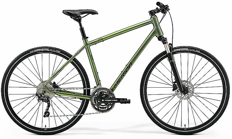 MERIDA Herren X-Trekkingbike 28" Crossway 300 2022 grün   Größe: M   81030851 Auf Lager Herren M