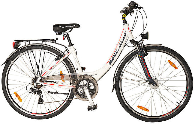 MILES Damen Citybike 28" Legend TR04 (Einrohr) weiß   Größe: 42CM   1011126 Auf Lager Unisex 42CM