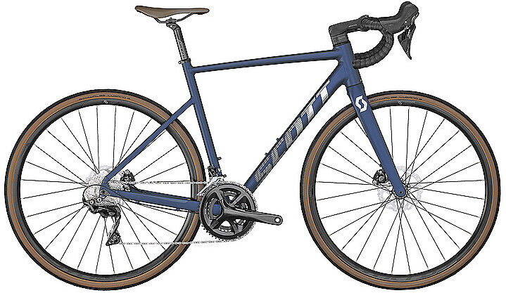 Scott Endurance Rennrad Speedster 10 2022 blau   Größe: 54CM   286434 Auf Lager Unisex 54CM