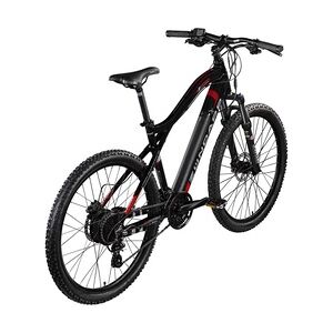 Zündapp E-Bike MTB Z898 27,5 Zoll RH 48cm 24-Gang, 504 Wh schwarz rot