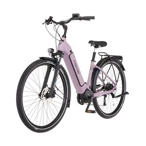 Fischer E-Bike City Cita 3.3i 28 Zoll RH 43cm 9-Gang 630 Wh greigeviolett