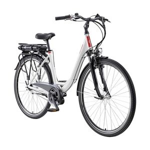 Telefunken E-Bike City RC890 Multitalent unisex 28 Zoll RH 49cm 7-Gang 468 Wh weiß