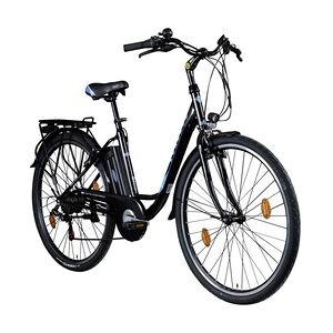 Zündapp E-Bike City Z505 700c Damen 28 Zoll RH 48cm 6-Gang 360 Wh schwarz