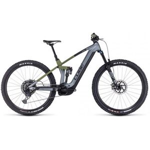 Cube Stereo Hybrid 140 HPC TM 750 2024   flashgrey´n´olive   S   E-Bike Fully