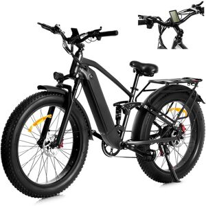 Eu E-Bike Boutique Neu X25 1000w Elektrofahrrad 26 Zoll Herrenfahrrad 4.0 Fettreifen Ebike 48v 13ah Lithiumbatterie 45km/h Bergmotorrad