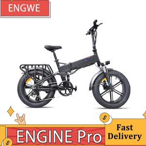 Eu E-Bike Boutique Engwe Engine Pro Zusammenklappbares Elektrofahrrad, 20 X 4 Zoll, Fetter Reifen, 750 W, Bürstenloser Motor, 48 V, 16 Ah Batterie, 45 Km/h, Höchstgeschwindigkeit Bis Zu 120 Km