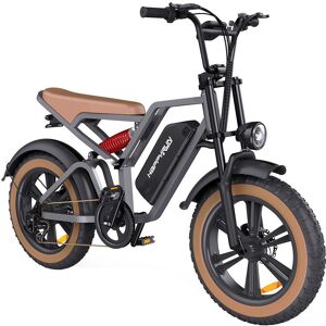 Gb Market Happyrun G60 Elektrofahrrad 20 Zoll Fat Tire 48v 750w Brushless Motor 48v 18ah Abnehmbarer Akku 25km/h Höchstgeschwindigkeit