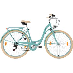 KS CYCLING Damenfahrrad Cityrad 6-Gänge Balloon 28 Zoll - female - Silber - 48