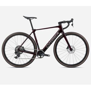 Orbea Gain M21e 1x S 46 wine red carbon view titanium