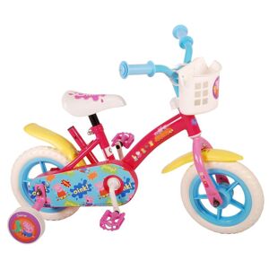 Volare Kinderfahrrad Peppa Pig Fahrrad 10 Zoll Kinderrad in Pink / Blau
