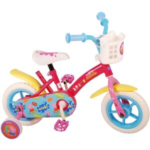 Volare Kinderfahrrad Peppa Pig Fahrrad 10 Zoll Kinderrad in Pink / Blau