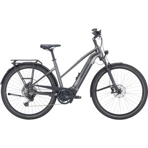 Unisex E-Bike  Bulls Lacuba Evo 11 trapez silber . 2023 (Akkukapazität: Brose FIT 555 Wh / Rahmenhöhe: Körpergröße: 155-175 cm (S) Trek.)