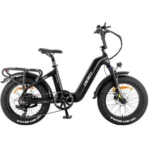 FAFREES F20 Master Elektrofahrrad, Kohlefaser, 500 W Nabenmotor, 48V 22,5Ah Samsung-Akku, 20 x 4,0 Zoll Luftreifen – Schwarz