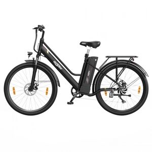 ONESPORT OT18-3 City-Elektrofahrrad, 26*2.35 Zoll Reifen, 250W Motor, 36V 14.4Ah Akku, 100km maximale Reichweite - Schwarz