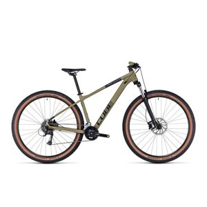 We Cycle Cube Aim Race 27.5' ' / 29' ' MTB Fahrrad olive grün/schwarz 2023 24' ' / XXL (189-203cm)   Mountainbikes