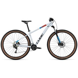 We Cycle Cube Aim SLX 27.5' ' / 29' ' MTB Fahrrad weiß/blau/rot 2023 24' ' / XXL (189-203cm)   Hardtail