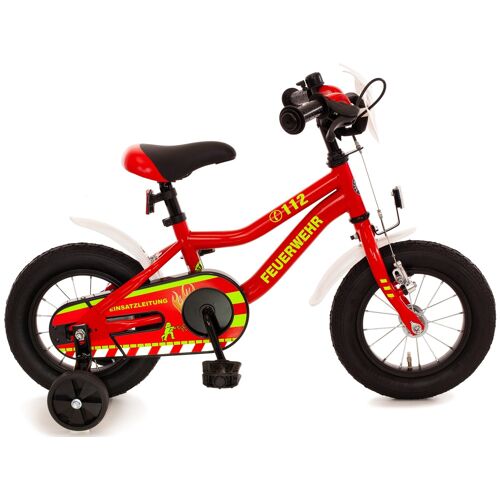 Bachtenkirch Kinderfahrrad BACHTENKIRCH „Feuerwehr“ Fahrräder Gr. 18 cm, 12,5 Zoll (31,75 cm), rot Kinder Kinderfahrräder