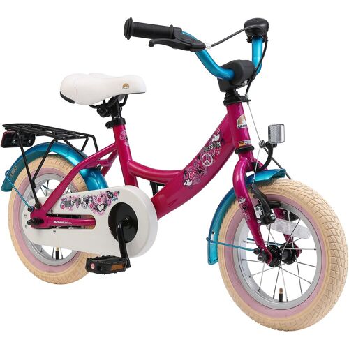 Bikestar Kinderfahrrad BIKESTAR Fahrräder Gr. 23 cm, 12 Zoll (30,48 cm), lila Kinder Kinderfahrräder