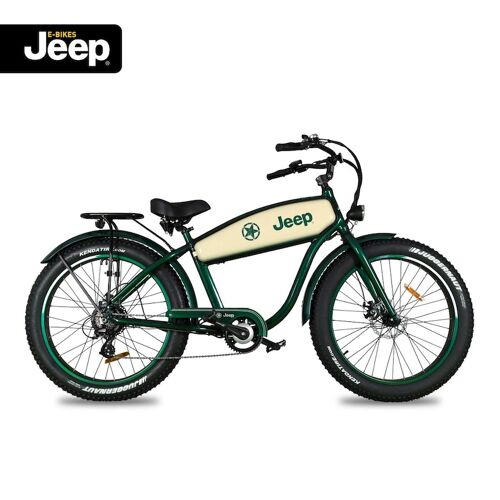 Jeep E-Bikes Jeep Cruise E-Bike CR 7004 26" grün/beige