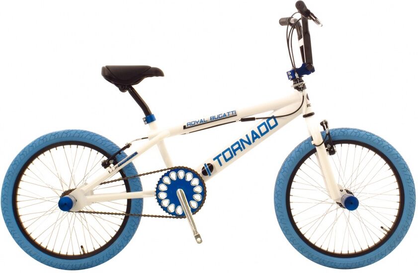 Bike Fun Tornado 20 Zoll 31 cm Unisex Felgenbremse Weiß/Blau