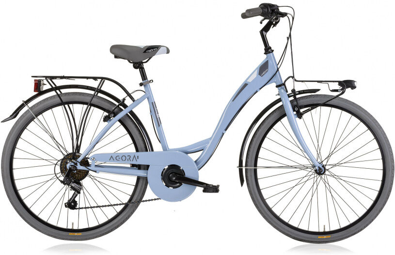 MBM Agora 28 Zoll 46 cm Frau 6G Felgenbremse Hellblau