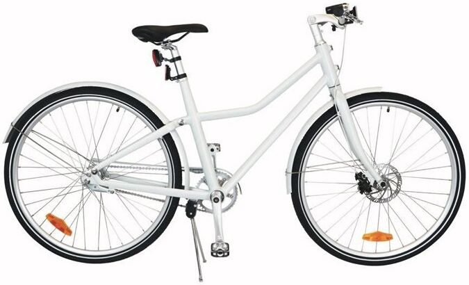 TOM City Bike Deluxe 28 Zoll 48 cm Unisex 2G Rücktrittbremse Weiß