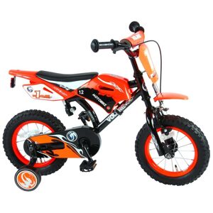 Volare Motorcykel børnecykel - Drenge - 12 tommer - Orange - 95% samlet