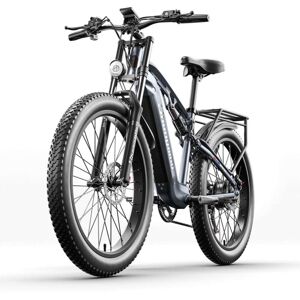 Shengmilo MX05 fuld affjedret elektrisk mountainbike voksen elcykel BAFANG motor 1000W, mahed 40 km / t, 840Wh SAMSUNG batteri, Unisex elektrisk cykel