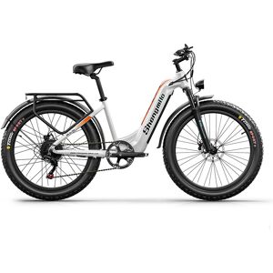 Shengmilo MX06 voksen elcykel 1000W BAFANG motor urban elcykel 48V 17,5AH SAMSUNG batteri cruising rækkevidde 50-80 km 3,0 tommer fede dæk